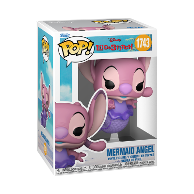 Figura de vinil Funko Pop! Disney Lilo & Stitch Mermaid Angel na caixa