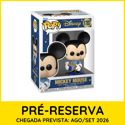 Figura Funko Pop Mickey Mouse na embalagem