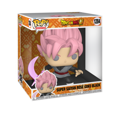 Funko Pop! Super Saiyan Rosé Goku Black da Dragon Ball Super na embalagem