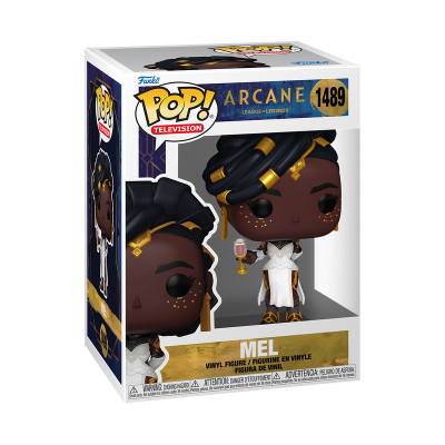 Figura Funko Pop! Mel de Arcane League of Legends na caixa