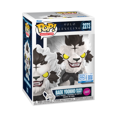 Funko Pop Baek Yoonho Solo Leveling caixa e figura vinyl