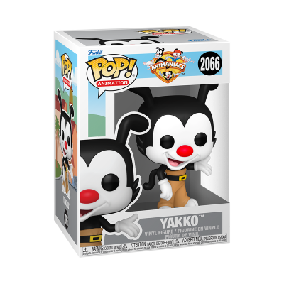 Funko Pop Yakko Animaniacs Nº 2066 na embalagem