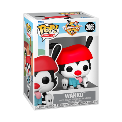 Funko Pop Wakko Animaniacs vinil na caixa