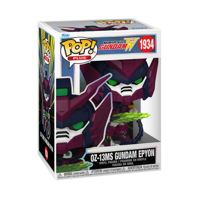 Figura Funko Pop! Gundam Epyon dentro da caixa original com etiqueta 1934