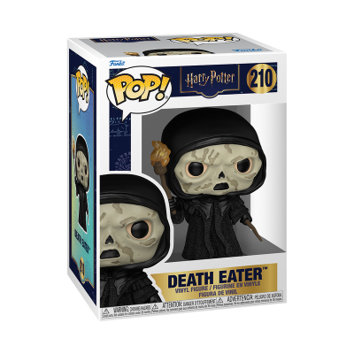 Figura de vinil Death Eater POP! Harry Potter na embalagem