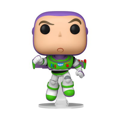 Figura Funko Pop do Buzz Lightyear com fato espacial branco e verde