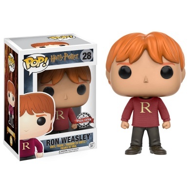 Figura Pop! Vinyl Ron Weasley Harry Potter com caixa