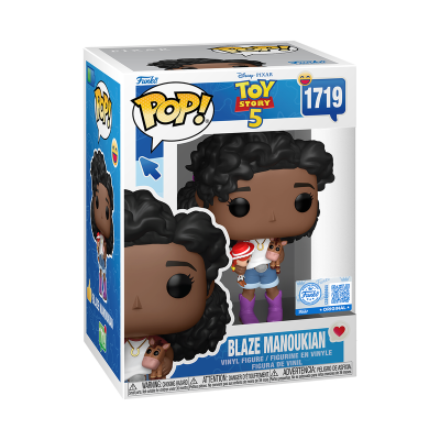Funko Pop! Blaze Manoukian de Toy Story 5 em caixa