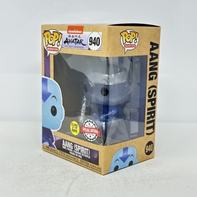 Figura de vinil POP! Animation Aang (Spirit) da série Avatar The Last Airbender na embalagem