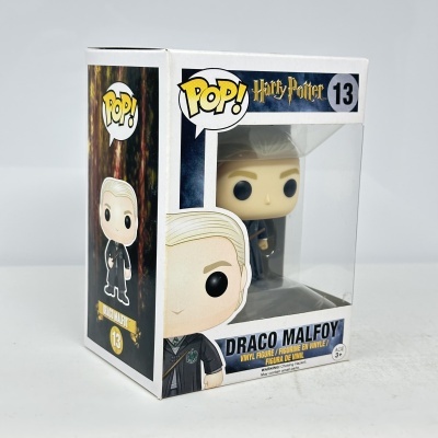 Figura Funko Pop! Draco Malfoy de Harry Potter na caixa