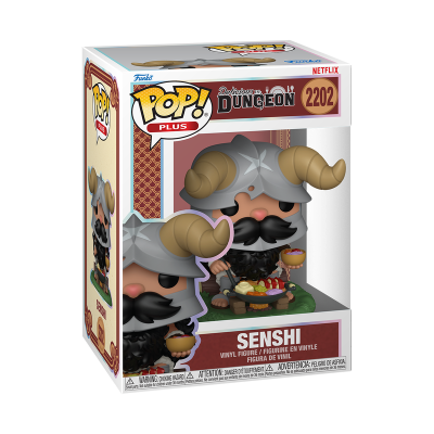 Figura POP! PLUS Senshi da coleção Dungeon na caixa