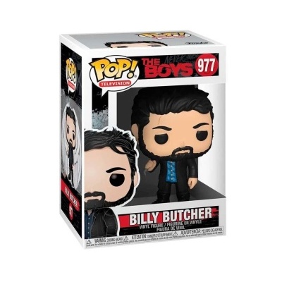 Figura de vinil Billy Butcher da série The Boys na caixa POP! Television