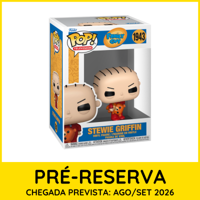 Figura Funko Pop! Stewie Griffin Family Guy em caixa de vinil