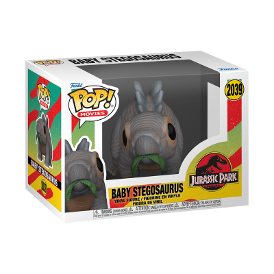 Funko Pop! Baby Stegosaurus Jurassic Park na caixa