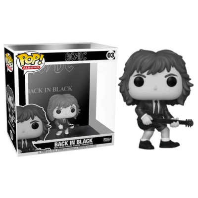 Figura Funko Pop! AC/DC Back In Black na embalagem de cartão e plástico