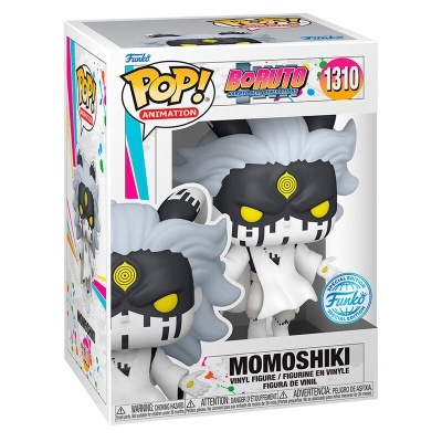 Funko Pop! Momoshiki Boruto figura vinil na caixa