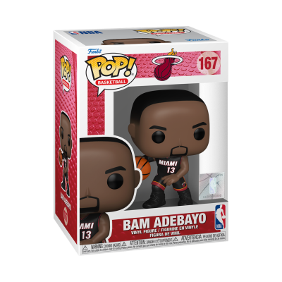 Funko Pop Bam Adebayo Miami Heat número 13 em caixa