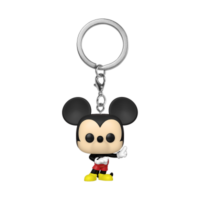 Porta-chaves Funko Pop Mickey Mouse em vinil com argola metálica