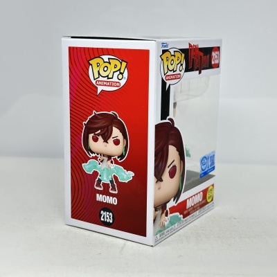 Embalagem Funko Pop! Animation da personagem MOMO da série DAIKATANA