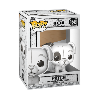 Caixa Funko Pop! com figura do Patch de 101 Dálmatas