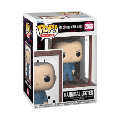 Boneco Funko Pop Hannibal Lecter de Vinil em caixa