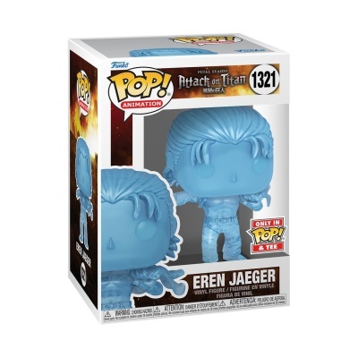 Figura Funko Pop! de Eren Jaeger de Attack on Titan na embalagem