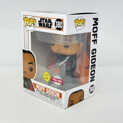 Figura Pop! Star Wars Moff Gideon na caixa