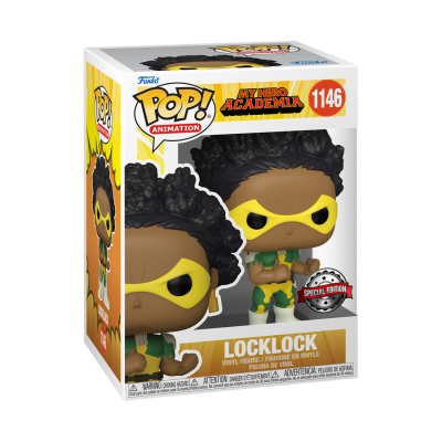 Figura Funko Pop! Animation de Locklock da série My Hero Academia em caixa