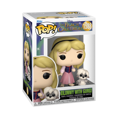 Funko Pop! Elionwy with Gurgi da coleção Disney The Black Cauldron na caixa