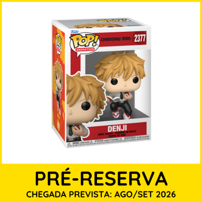Figura Funko Pop! Denji Chainsaw Man embalada numa caixa