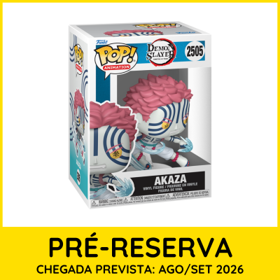 Caixa de figura vinílica Funko POP! Animation Akaza Demon Slayer