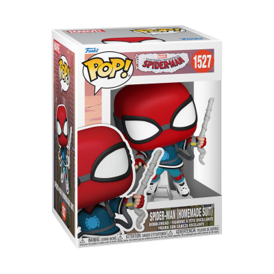 Funko Pop Homem-Aranha Homemade Suit em embalagem