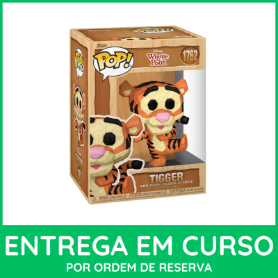 Figura Funko Pop! de vinil do Tigger da Disney Winnie the Pooh em caixa castanha