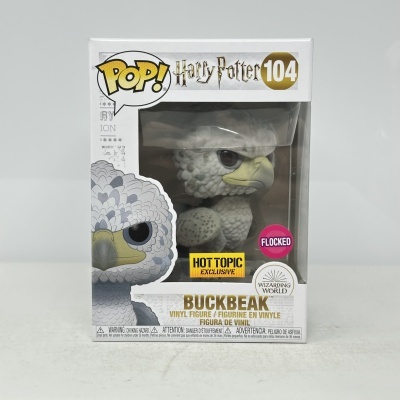 Funko Pop! Harry Potter Buckbeak 104 embalagem branca com janela transparente