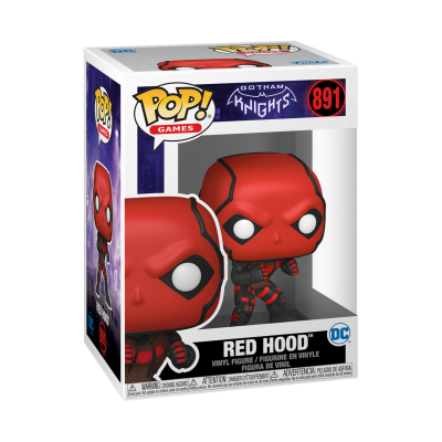 Figura Funko Pop! Red Hood Gotham Knights embalagem