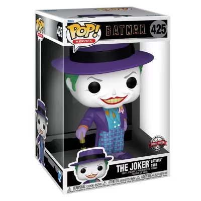 Embalagem de Funko Pop! The Joker Batman 1989 número 425