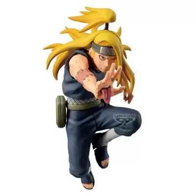 Figura de ação Banpresto de personagem de anime com cabelo comprido amarelo