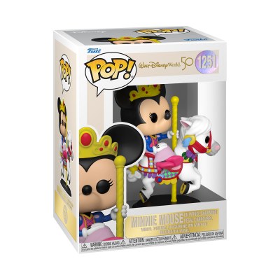 Funko Pop! Minnie Mouse príncipe encantado num cavalo de carrossel