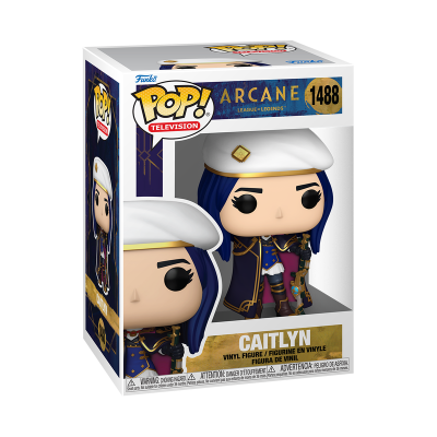 Figura Funko Pop! Caitlyn de Arcane em caixa