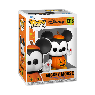 Figura Funko Pop! Disney nº 1218 Mickey Mouse vestido de abóbora em caixa