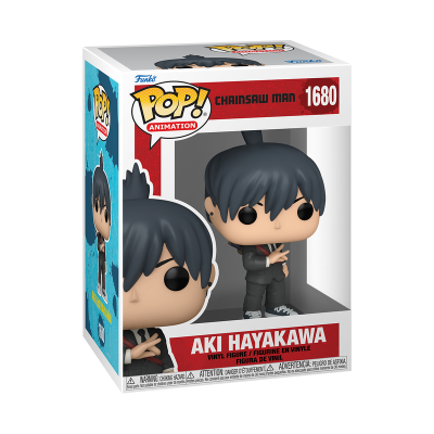 Figura Funko Pop! Aki Hayakawa de Chainsaw Man na caixa