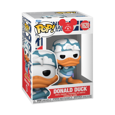 Figura de vinil Donald Duck Funko Pop na caixa com janela transparente