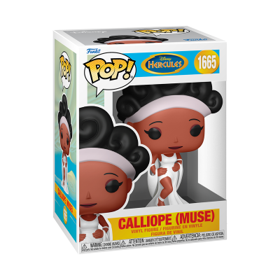 Figura Funko Pop de vinil Calliope (Muse) da Disney Hercules na caixa