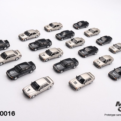 Miniaturas de carros colecionáveis numerados preto e bege