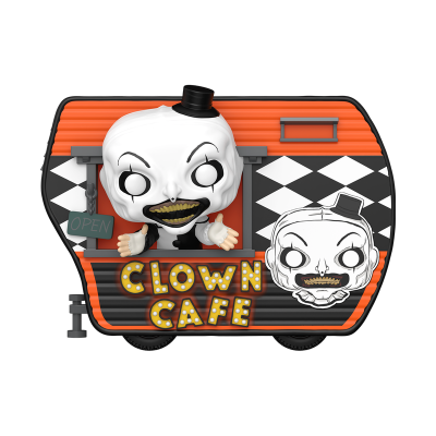 Figura Funko Pop palhaço em caravana CLOWN CAFE