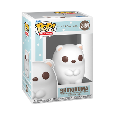 Figura Funko Pop! Animation Shirokuma Sumikko Gurashi vinil na caixa