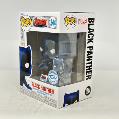 Figura Funko Pop! Black Panther da Marvel na embalagem
