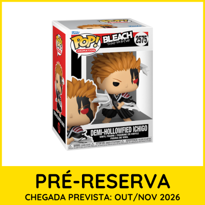Funko Pop Bleach Demi-Hollowfied Ichigo nº 2575 em caixa