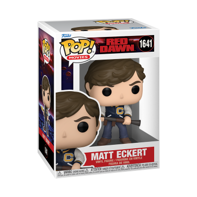 Figura de vinil Funko Pop! Matt Eckert Red Dawn na caixa