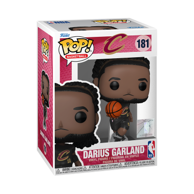 Figura Funko Pop! Basketball Darius Garland número 181 em caixa
